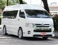 Toyota Hiace 3.0 COMMUTER D4D 2017 รถบ้านใช้งานในครอบครัวป้ายฟ้า ใช้งานน้อยไมล์ 9 หมื่นกว่าโล