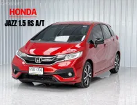 GK สีส้มอิฐ  Honda JAZZ 1.5 RS i-VTEC รถเก๋ง 5 ประตู 
