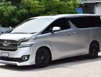 Toyota Vellfire 2.5ZG Package ปี 2016 รุ่นท๊อป รถศูนย์ ประวัติศูนย์Toyota Thailand เครื่องยนต์เบนซิน