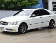 TOYOTA CROWN 2.5 V6 ROYAL SALOON สีขาว ปี 2007 รถสวย ไม่มีอุบัติเหตุ ประวัติศูนย์ เครื่องแห้งๆ