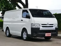 Toyota Hiace 3.0 ตัวเตี้ย D4D 2019 รถตู้เตี้ยบรรทุกใช้งานน้อยไมล์เพียง 5 หมื่นกว่าโลเท่านั้น