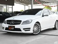 Benz C180 AMG 1.6 W204 Coupe 2014 รถบ้านมือเดียวออกป้ายแดงมา ใช้งานน้อยไมล์เพียง 1.2 แสนโล