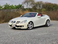 MERCEDES-BENZ SLK200 Kompressor Roadster (R171) Facelift ปี2009 เครื่องใหม่ฝาร่อง ยางใหม่พึ่งเปลี่ยน