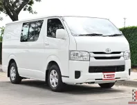 Toyota Hiace 3.0 ตัวเตี้ย D4D 2019 รถตู้เตี้ยบรรทุกเจาะกระจกเบาะ 1 แถวพร้อมใช้งาน