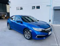HONDA CIVIC FC 1.8E Minor Change 2019 สีน้ำเงิน ไมล์แท้ 134,*** km. ไม่เคยมีอุบัติเหตุ พร้อมใช้งาน