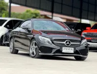 2017 BENZ C-CLASS, C300 CABRIOLET AMG DYNAMIC โฉม W205 ปี14-22 สีดำ