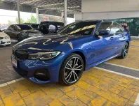 2020 Bmw 330e M-Sport G20 สีน้ำเงิน