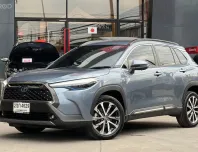 รถบ้านมือเดียว สวยกริปพร้อมใช้ ราคาถูก Toyota Corolla Cross 1.8 Hev Premium Safety Sunroof ปี 2021