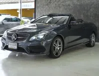 2014 Mercedes-Benz E-Class 1.8 E200 CGI Cabriolet ไมล์น้อย รถสวยพร้อมใช้งาน 