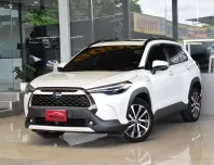 Toyota Corolla Cross 1.8Hybrid Premium Safety ปี21 ใช้น้อยเข้าศูนย์ตลอด รถบ้านมือเดียว warranty2026