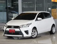 Toyota YARIS 1.2 J ปี 2016 รถบ้านมือเดียว ไมล์น้อยเข้าศูนย์ ไม่เคยติดแก๊ส สวยเดิมทั้งคัน ออกรถ0บาท