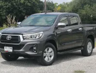 TOYOTA HILUX REVO 2.4 G TOP PRERUNNER สี่ประตู M/T ปี2018(แท้) สีเทา