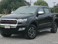 FORD RANGER 2.2 XLT สี่ประตู ปี 2017 เกียร์ออโต้ สีดำ