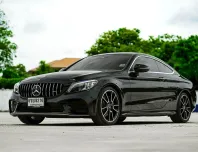 New !! Benz C200 Coupe 1.5 AMG ปี 2018 เลขไมล์น้อย ๆ ภายในเบาะแดง 