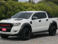 FORD RANGER 2.2 XLT 4WD สี่ประตู M/T ปี2017 โฟร์วิล สีขาว