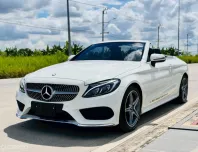 2017 Mercedes-Benz C-Class 2.0 C300 Cabriolet Cabriolet ไมล์น้อย สภาพป้ายแดง 