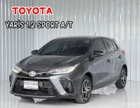 รถมือเดียว Toyota YARIS 1.2 Sport รถเก๋ง 5 ประตู ออกรถฟรีดาวน์