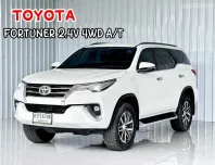 ขับ 4WD Toyota Fortuner 2.4 V SUV รถบ้านมือเดียว