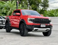 2024 FORD RANGER, 2.0 RAPTOR BI-TURBO 4WD โฉม DOUBLE CAB สีส้ม สวยจัดๆ