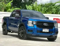 2022 Ford Ranger 2.0 XL Double Cab สีน้ำเงิน เกียร์ธรรมดา 5 สปีด