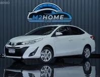 TOYOTA YARIS ATIV 1.2 E CVT AT ปึ 2018 จด 2019 สี ขาว