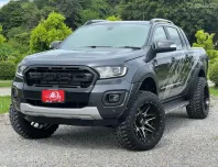 FORD RANGER 2.0 TURBO WILDTRAK สี่ประตู ปี2021(mnc) เกียร์ AUTO 10SPEED สีเทา