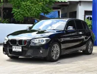BMW 116i M Sport (F20) รถ CBU นำเข้าทั้งคัน ปี 2013 สีดำ สภาพสวยๆ ช่วงล่างแน่นๆ เครื่อง 1,600 cc