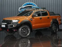 FORD RANGER DOUBLE CAB 3.2 Wildtrak 4x4 AT ปี 2015 จด 2016 สีส้ม