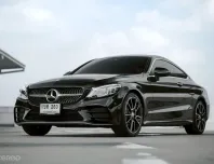Benz C200 Copue AMG Dynamic (W205) ปี 2018 สปอร์ตคูเป้ ดำเบาะแดงแบบตรงรุ่น