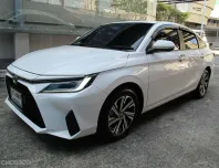 2024 TOYOTA YARIS ATIV 1.2 SMART AUTO สีขาว รถสวยสภาพใหม่ มือเดียว ฟรีดาวน์