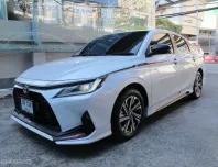 2024 TOYOTA YARIS ATIV 1.2 PREMIUM LUXURY (TOPสุด) AUTO สีขาวมุก วิ่ง 10,611 กม รถสวยสภาพใหม่ ฟรีดาว