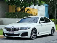 BMW 5 Series 520d M-Sport LCI 2021 รถสวยไมล์น้อย มือเดียวป้ายแดง สีเดิมทุกชิ้น  