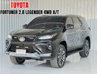 รถบ้านมือเดียว Toyota Fortuner 2.8 Legender 4WD  SUV  ฟรีดาวน์