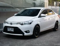 2014 TOYOTA VIOS 1.5 J ไมล์แท้เพียง 99,500 KM รถเจ้าของเดียว รถสีเดิมทั้งคัน น็อตไม่เคยขยับ
