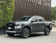 2024 FORD RANGER, 3.0 V6 TURBO WILDTRAK 4WD สีเทา มือเดียว สภาพป้ายแดง ไมล์ 3,900 km