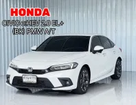 เบนซิน-ไฟฟ้า วิ่งน้อย สภาพดี ฟรีดาวน์  Honda CIVIC e:HEV 2.0EL+ รถเก๋ง 4 ประตู 