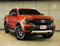2023 Ford RANGER 2.0 Double Cab WildTrak Hi-Rider AT ไมล์แท้ 5 หมื่น สีSedona Orange (Limited) B4900