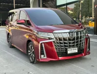 2020 TOYOTA ALPHARD 2.5 SC PACKAGE TOPสุด สีแดง