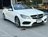 2015 BENZ E200 CABRIOLET AMG FACELIFT สีขาว