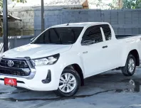TOYOTA HILUX REVO 2.4 CAB ENTRY M/T ปี2021(แท้) โฉมหมูป่า สีขาว