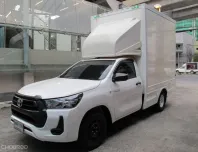2024 TOYOTA REVO 2.4 ENTRY หัวเดียว เกียร์ธรรมดา ตู้แห้ง CARGOBOX สีขาว ตู้สูง 2.10 เมตร รถสวยสภาพดี