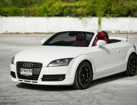 Audi TT 2.0 Convertible ปี 2008  สีขาวเบาะแดง รถพร้อมใช้งาน ระบบไฟฟ้าใช้งานได้ตามปกติ