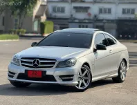 Mercedes-Benz C-Class 1.8 C180 สปอร์ต2ประตู ภายในสีแดง  สวย ขับดีพร้อมใช้ 