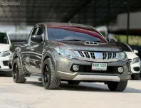 2015 MITSUBISHI TRITON,2.5 MEGA CAB โฉมปี 14-19 GLX สีน้ำตาล เกียร์ธรรมดา