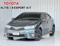 ตัวท๊อป ESport Toyota COROLLA 1.8 ESPORT รถเก๋ง 4 ประตู 