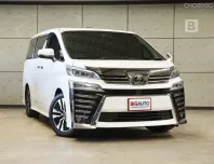 2019 Toyota VELLFIRE 2.5 ZG Edition Van AT ไมล์แท้ รถมือเเรกจากป้ายเเดง MODEL MINORCHANGE B7028