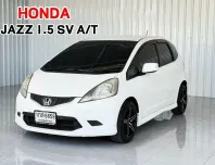 รถบ้าน ตัวท๊อป Honda JAZZ 1.5SV i-VTEC รถเก๋ง 5 ประตู 