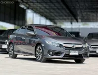 2016 HONDA CIVIC, 1.8 EL โฉม FC-FK ปี16-21 สีเทา เบนซิน เกียร์ออโต้ คู่มือบุ๊คเซอร์วิสครบ