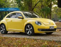 Volkswagen Beetle 1.4 GT TSi 2014 สีเหลืองแท้จากโรงงาน ไมล์น้อย 60,000 km 