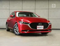 2022 Mazda 3 2.0 C Sedan AT ไมล์แท้ 1 หมื่น มือแรกจากป้ายแดง สีแดงSoul Red Crystal Metallic B490